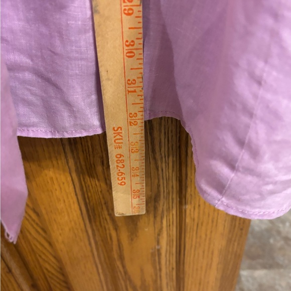 Soft Surroundings Purple Linen Tunic - Picture 9 of 9